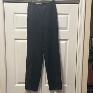 Ann Taylor Black High Rise Side Zip Trousers Size 2 NWT